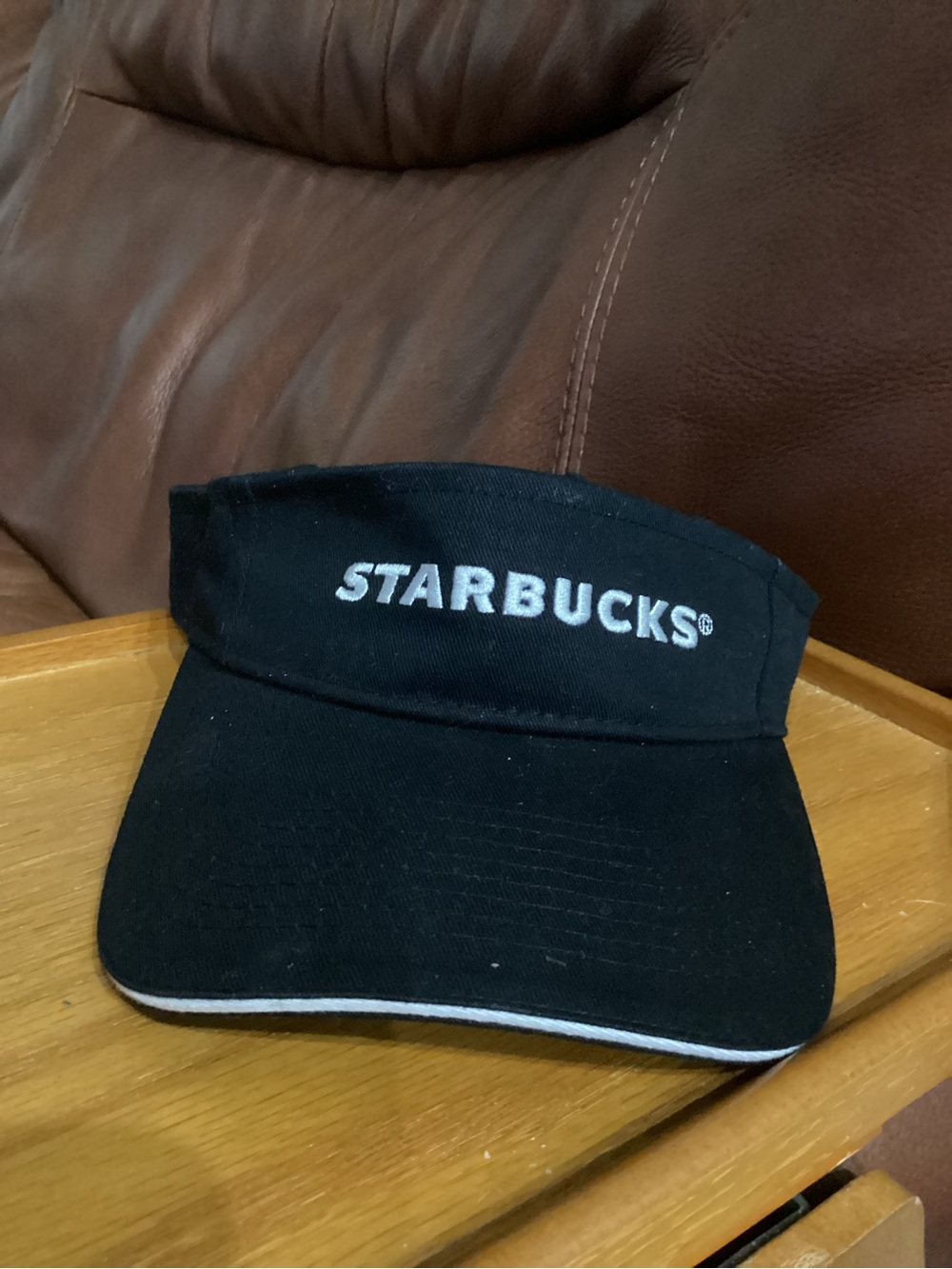 New Starbucks Black Visor Cap - Branded Accessory
